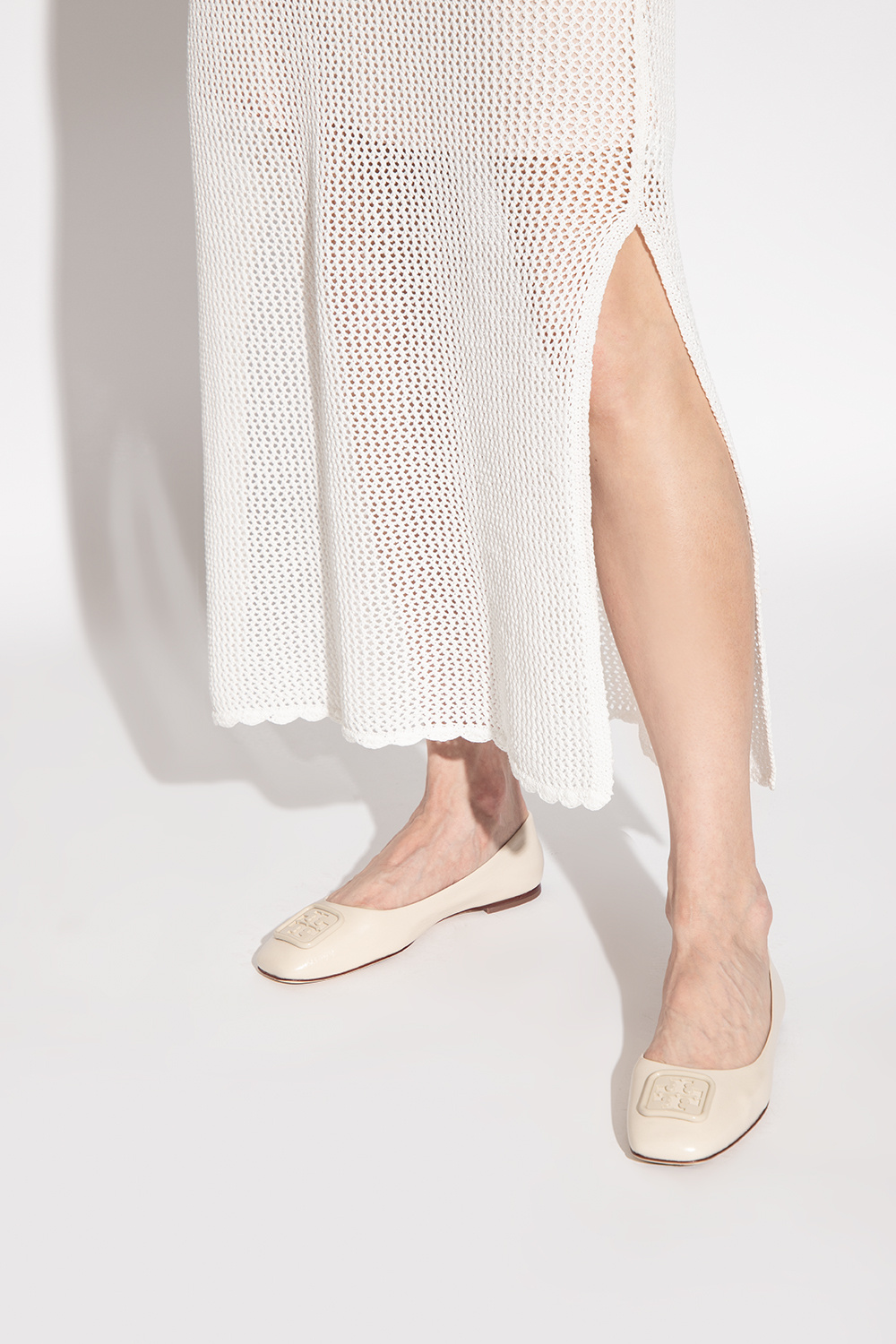 Georgia' leather ballet flats Tory Burch